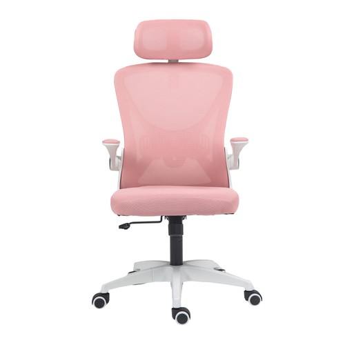 Executive Office Chair with Mesh Backrest Flip-Up Armrests Swivel Computer Chair - Picture 38 of 72