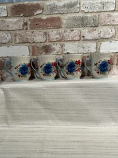 The Pioneer Woman Classic Charm Floral Mug Cup Set Of 4~17 oz