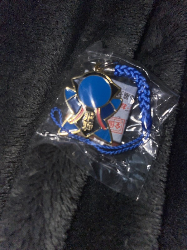 Japanese Sarubobo local strap Blue Monkey