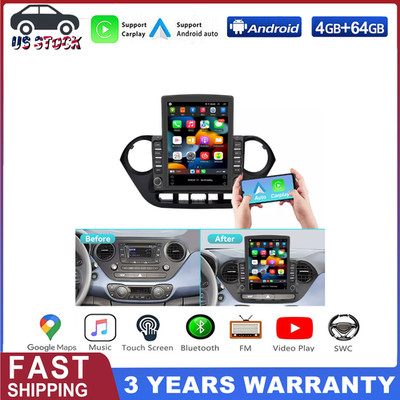 4+64G Car Stereo Radio Navi GPS FM For Hyundai i10 2014-2019 Carplay Android 15