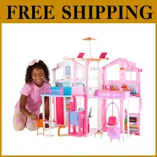 Contemporary Townhouse Dollhouse with Elevator & Furnishings