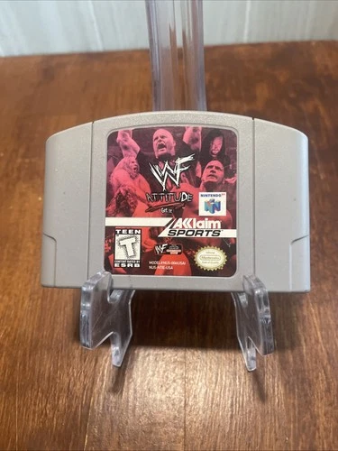 WWF Attitude Nintendo 64 N64 *TESTED**WORKING* Fast Shipping