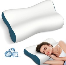 Cervical Neck Pillow for Pain Relief, Contour Memory Foam Pillows for Sleeping,