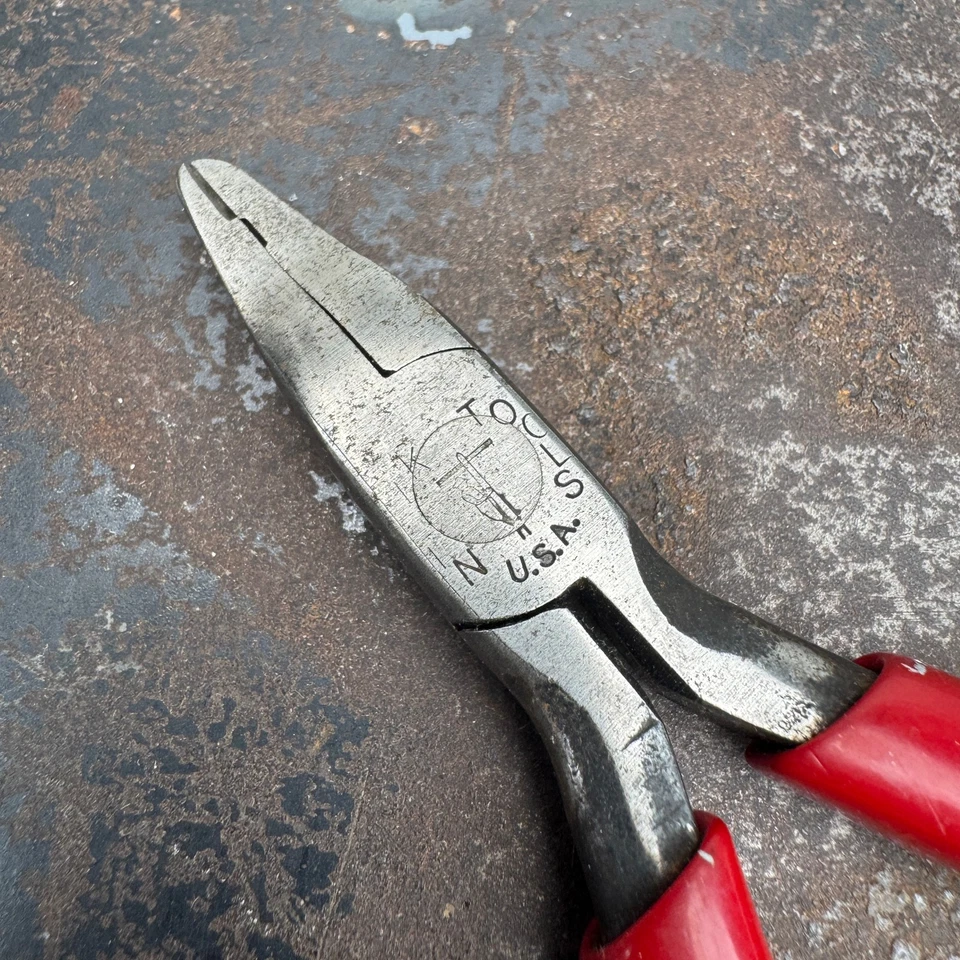 复古 KLEIN 347-5F 电钳 - 美国制造 - 5 英寸长 — 第 2/4 张图片