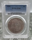 1894 Morgan Silver Dollar – PCGS XF45 – Key Date Scarce in Grade
