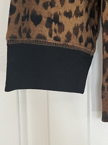 NWT Lauren Ralph Lauren Jeans Co 2X Cheetah Leopard Shirt Suede Elbow Patches - Picture 3 of 14