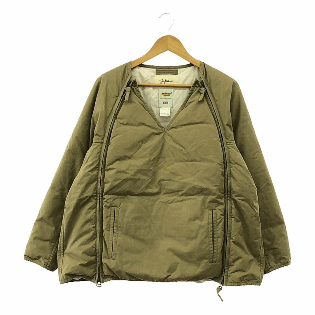 JUN MIKAMI x BRISBANE MOSS DOUBLE JACKET V NECK DOWN F KHAKI JUN MIKAMI x BRISBANE MOSS DOUBLE JACKET V NECK DOWN F KHAKI
