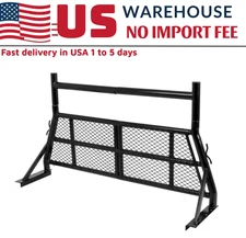 Elevate Outdoor Steel Adjustable Pickup Truck Headache Rack Vehicle Window Prot