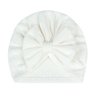 Baby Girl Hats With Bow Toddler Infant Beanie Cap Soft 0-12 Months