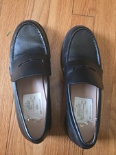 Cole Haan Women's Black Leather Penny Loafers Size 7B