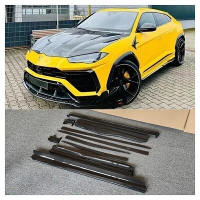 Carbon Fiber Sideskirts Side Skirt Lip Cover Fit For Lamborghini Urus MSY Style