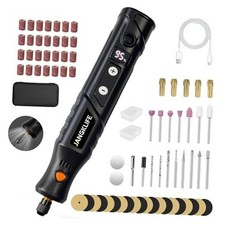 Mini Cordless Rotary Tool, 5-Speed 3.7V Rechargeable Rotary Tool Kit with 76pcs