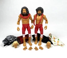 Wild Samoans WWE Mattel Elite Figure Lot Set Afa Sika Samoan Dynasty Bloodline