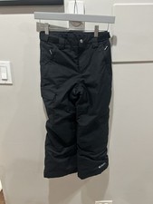 Columbia Bugaboo Youth Small Snow Pants Omni Heat Omni Tech Black Ski