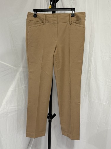 Talbot Women's Size 8 Dress Pants Camel Color Straight Cut Flat Front - Picture 4 of 11