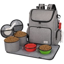 Dog Travel Bag Backpack, Airline Approved Pet Accessories Organizer for Dog a...