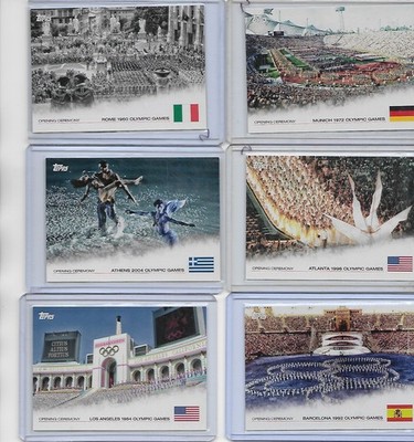 2012 Topps Summer Olympic Opening Ceremony Pick a Card Complete a Set $1.25 Ship