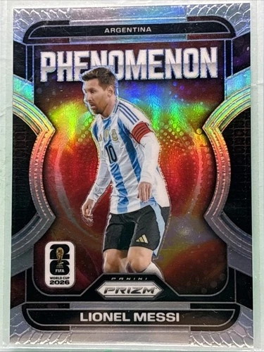 2026 Panini Prizm FIFA World Cup - Lionel Messi Phenomenon #19 Silver Prizm