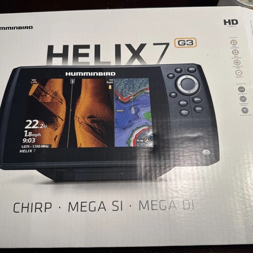 NEW Humminbird Helix 7 G3 Chirp Fishfinder/mega SI Mega DI See Photo