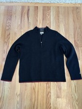 Red Maple Alpaca 1/4 Zip Sweater Size XL