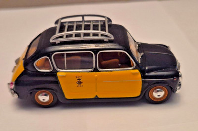 solideo diecast 1/43 scale fiat seat 800 taxi new