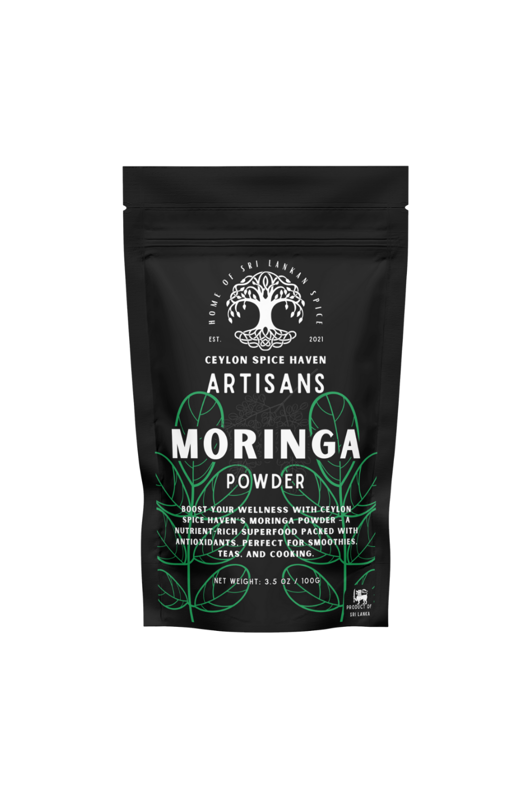 Ceylon Spice Haven 100g Pure Sri Lankan Moringa Powder