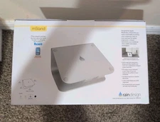 Rain Design Silver mStand Laptop Tablet Notebook Stand Riser Desk Slip Resistant