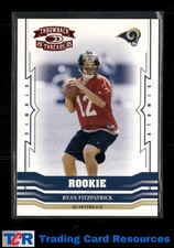2005 Donruss Throwback Threads #199 Ryan Fitzpatrick Red #/10
