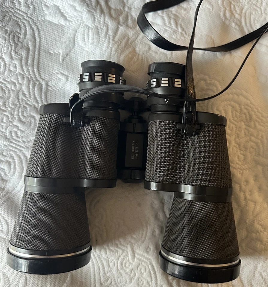 VINTAGE Binoculars Jason Empire Model 161 Commander 10X50 Coated X- Wide + Case - Image 2 of 4