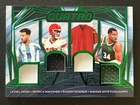 2025 Leaf Trinity Lionel Messi Patrick Mahomes Roger Federer 6/10 Jersey