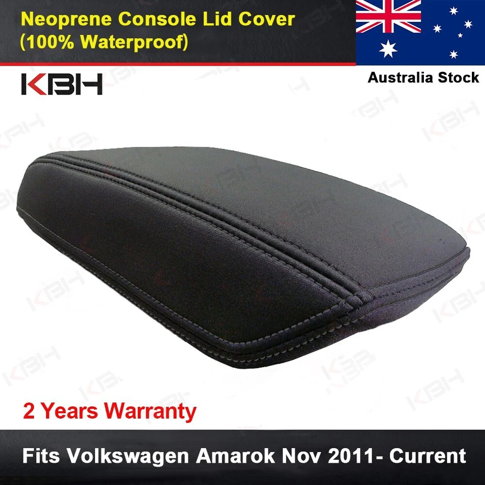 Neoprene Console Lid Cover Wetsuit Fits Volkswagen Amarok Nov 2011-Current