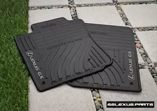 Lexus GX460 (2010-2013) OEM Genuine 4pc ALL WEATHER FLOOR MATS (Black)