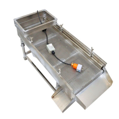 5mm Mesh Single Screen Industrial Linear Vibrating Screen Shaking Sieve 110V