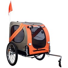 Pet Bike Trailer Breathable Protective Net Pet Cart Load 68 Pounds Fit For Dogs