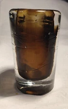 Schott Zwiesel heavy glass Vase vintage 70s