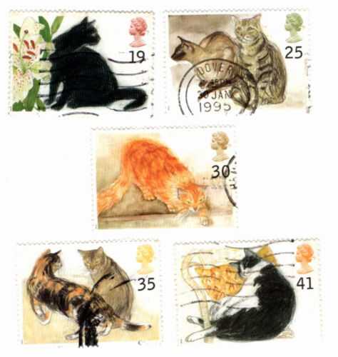 GB Stamps SG1848-1852 Cats. Multicoloured. Issue Date 17th Jan 1995 My Ref 4779