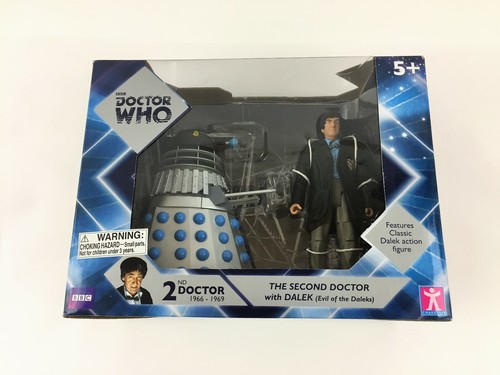 Second Doctor Who 5 inch Figure Set Classic Dalek Evil of the Daleks 2nd Dr Era - 第 2/8 張圖片