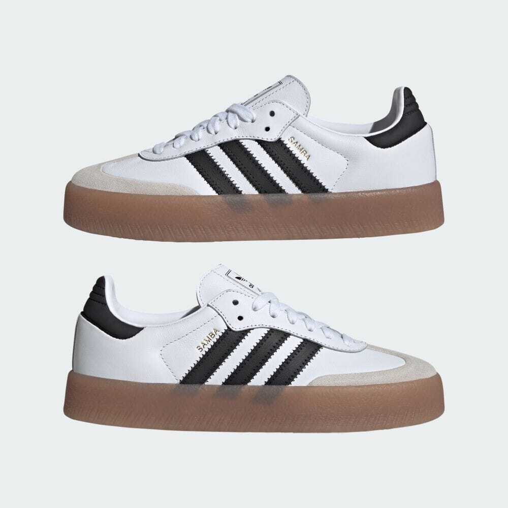 Adidas Originals SAMBAE Footwear White/Core Black/Gold Adidas Originals SAMBAE Footwear White/Core Black/Gold