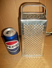 Vintage Bromco Metal/Steel Box Type Cheese Grater/Vegetable Shredder 4 Side-RUST