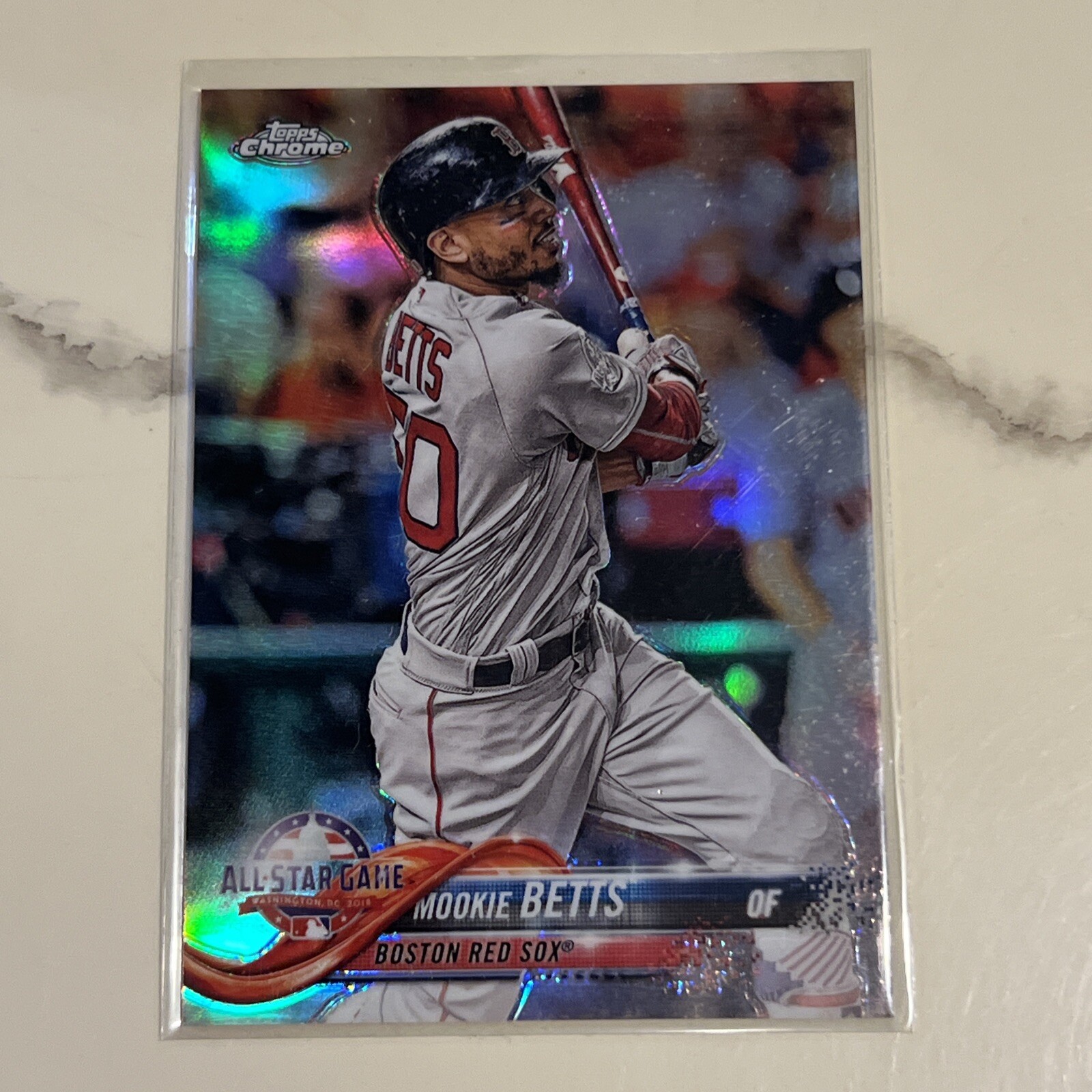 MOOKIE BETTS 2018 Topps Chrome Update REFRACTOR #HMT68 AS Game #’D17/250 DODGERS