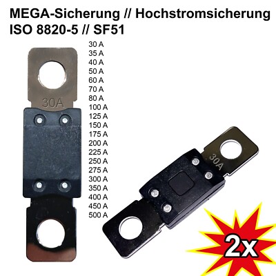 30A  Mega Fuse Sicherung Hochstrom 80-48V KFZ LKW Boot Lynx Distributor Victron