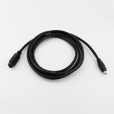 6ft Firewire 800 To 400 9 Pin to 4 Pin Male IEEE1394B BILINGUAL Cable 9P-4P 9-4
