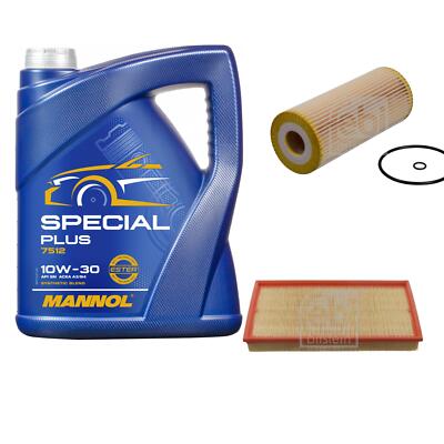 FEBI BILSTEIN Inspektionspaket 5L MANNOL Special Plus 10W-30 für VW Golf IV 1J1