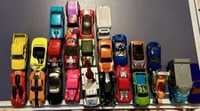 Lot Of 24 Some Vintage Used Hot Wheels Diecast Cars