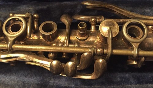 VINTAGE THREE STAR CLARINET CUNDY BETTONEY CO #AN11276 ~ MOUTHPIECE & CASE AS-IS - Picture 7 of 10