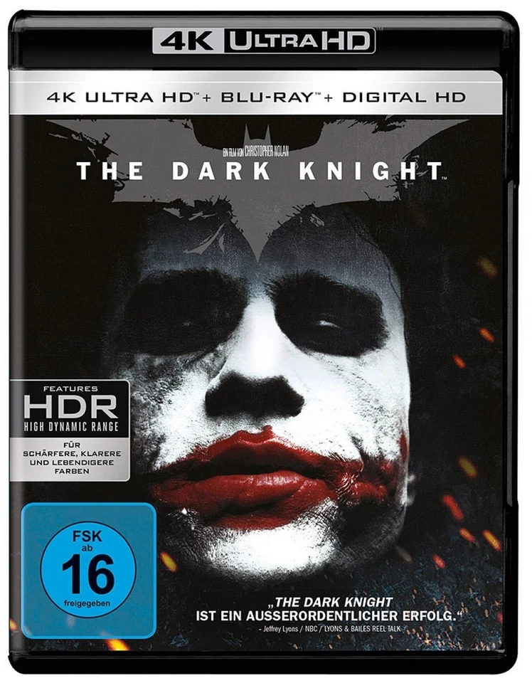 The Dark Knight - 4K Ultra HD Blu-ray + Blu-ray # UHD+BLU-RAY-NEU - Bild 2 von 4