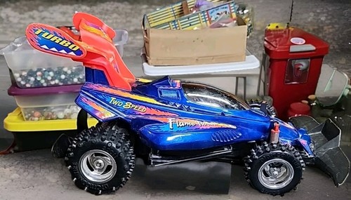 Vintage Radio Shack RC Flame Thrower Off-Road Buggy **NO REMOTE UNTESTED-CLEAN!!