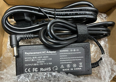 Denaq 19-V DQ-PA-16-5525 Replacement AC Adapter for Select Dell Laptops