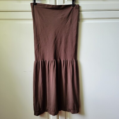 Nwt Wolford Fatal Lax Fit Skirt Bandeau Dress Ristretto Seamless Slim Fitting L