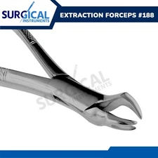 Stainless Steel Dental Extraction Forceps #188 - Oral Medical Surgical German Gr